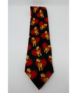 Disney Winnie The Pooh Heart Men&#39;s Neck Tie Valentines Day - $9.99