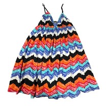 Vans Off the Wall Dress Womens XL Muticolor Chevron Y2K Skater Retro Boh... - $19.99