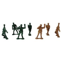 Vintage Greenbrier International Inc 4&quot; Army Toy Soldiers Lot of 7 - Rare - $109.07 MXN