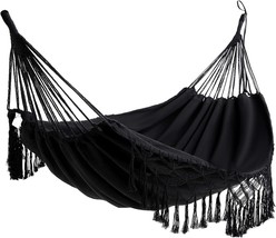 Indoor/Outdoor Boho/Macrame/Large/Soft Cotton/Soft Hammocks Bed For Two Person - £52.10 GBP