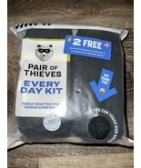 Pair of Thieves ~ 8-Pair Cushioned Crew Socks Black Arch Support ~ Size ... - $51.43 CAD
