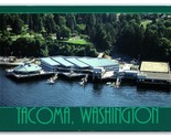 Aerial View Point Defiance Boathouse Tacoma WA UNP Continental Postcard Z6 - $3.51