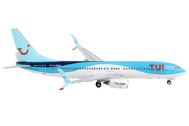 Boeing 737-800 Commercial Aircraft &quot;TUI Airways&quot; Blue and White 1/400 Diecast Mo - £49.32 GBP