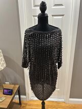 ALLO MARTINEZ Brown Tunic Sweater with unusual embellishments EU44 - $44.55