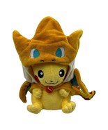 Pokemon Pikachu W/Charizard Cape 10&quot; Plush 2018 - £7.90 GBP