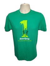 NYRR New York Road Runners Poland Spring Marathon Kickoff Adult S Green TShirt - £11.64 GBP