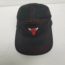 Vintage Sports Specialties Chicago Bulls Strapback Hat, Black, Plain Bull Logo - £19.51 GBP