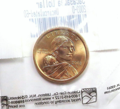 2003-D Sacagawea Dollar Coin Mint Uncirculated Littleton Coin Company Pa... - $2.99