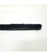 1&quot; Wide Black Fur Trim With Sew-In Lip Edging Faux Fake Fur Trimming (M4... - €4,27 EUR