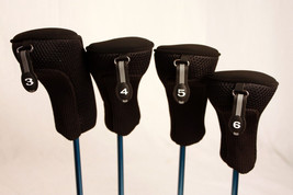 Golf Club Hybrid Headcovers New 3 4 5 6 Set Head Covers Fits Taylormade Hybrids - £18.73 GBP