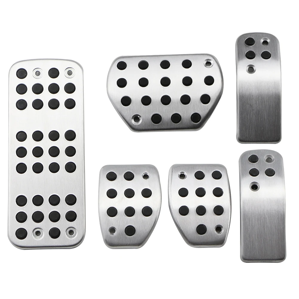 Aluminum Brake Gas Pedal Clucth Footrest Pedal Cover for Peugeot 207 301... - $32.03+