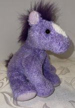 Stuffed Plush Toy Animal Horse Pony Purple Floppy Legs Kids Collector&#39; s Item 8&quot; - £11.67 GBP