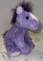 Stuffed Plush Toy Animal Horse Pony Purple Floppy Legs Kids Collector&#39; s Item 8&quot; - £11.46 GBP