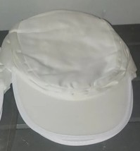 One New Painter&#39;s Cap White Hat One Size Fits All Hard Bill Great for Cr... - $10.00