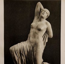 1927 Wounded Niobide Art Print Antique Statue Ephemera 10.25 x 7&quot; - $19.99