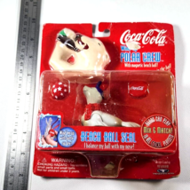 Coca-Cola Wind Up Toy Polar Crew Beach Ball Seal 1998 Coke Promo Collect... - $7.91