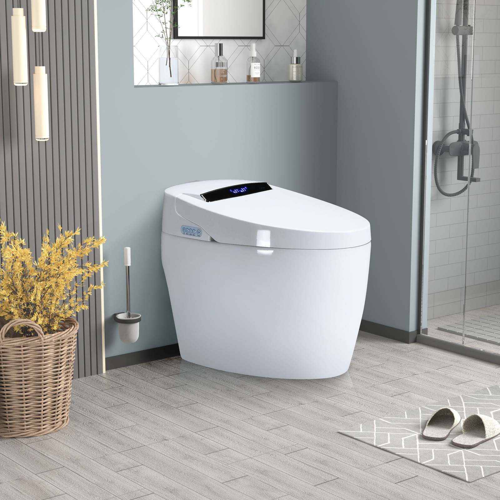 Heated Bidet Toilet: Smart, Portable &amp; Auto - $447.99