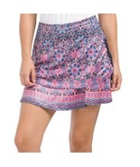 NWT LUCKY IN LOVE Pink Blue Radiant Ruched Sides Golf Skort S M L XL - $761.39 MXN