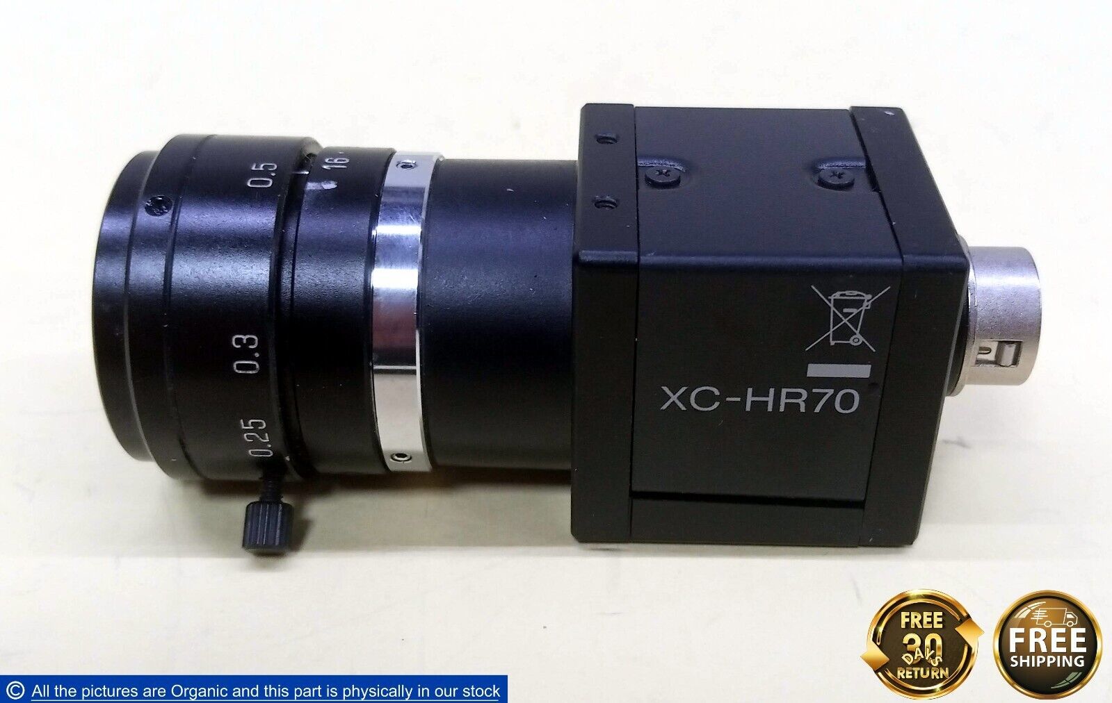 Sony XC-HR70 Progressive Scan Analog Camera W/ Lens Tamron U35885 Machin... - $799.00