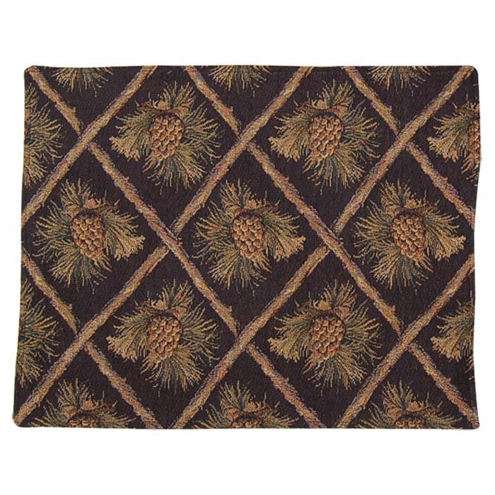 Handcrafted Black Pine Cone Table Mats - $112.04