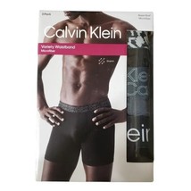 CALVIN KLEIN Boxer Briefs Men XL Printed Variety Waistband Microfiber NWT! - $34.97