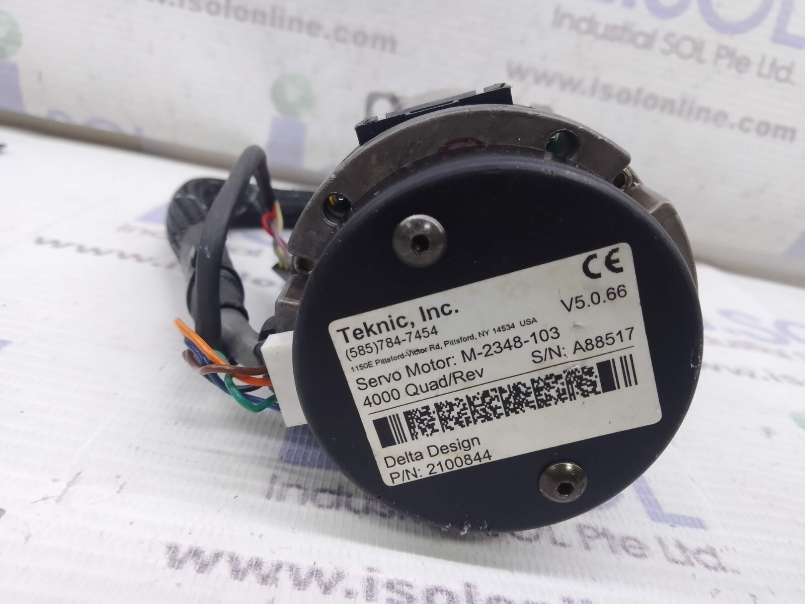Teknic M-2348-103 Servo Motor 2100844 V5.0.66 - $346.84