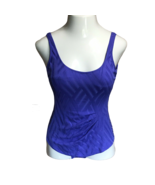 Gottex Vintage Slimming One-Piece Swimsuit ~ Blue ~ Sz 10  - £25.23 GBP