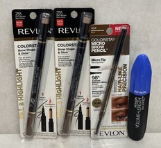 Revlon (2) Colorstay Brow Shape &amp; Glow 255 Soft Brown Brow Pencil Volume Mascara - £14.47 GBP