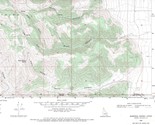 Samaria Quadrangle Idaho-Utah 1968 USGS Topo Map 7.5 Minute Topographic - $23.99