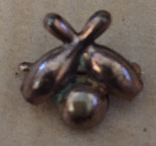Antique 10K Gold Crossed Pins and Bowling Ball Lapel Scatter Pin Etched Candler  - £29.04 GBP
