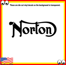 NORTON Vinyl Cut Decal Sticker Logo Motocycle - £3.91 GBP
