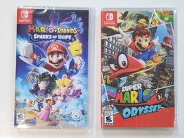 Switch Super Mario Odyssey &amp; Mario + BARBIE Dreamhouse Adventures 2 Game... - $88.88