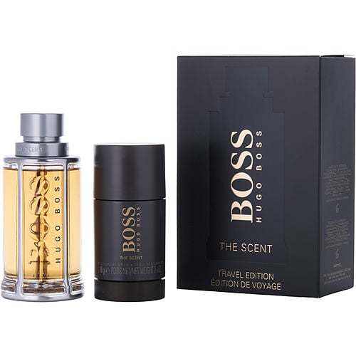 BOSS THE SCENT by Hugo Boss EDT SPRAY 3.3 OZ & DEODORANT STICK 2.4 OZ