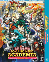 Anime DVD Boku no Hero Academia (My Hero Academia) Season 1-6 + 3 Movies - £40.52 GBP