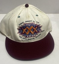 Super Bowl 30 XXX 1996 Cowboys Vs Steelers Snapback Hat Cap Team NFL - £11.07 GBP