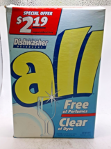 VINTAGE ALL Automatic Powder Dishwasher Detergent Free of Perfumes Dyes/... - $34.99