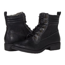 Women&#39;s Eurosoft Saffia Walking Casual Comfort Black Ankle Boots Size 6 - £18.98 GBP