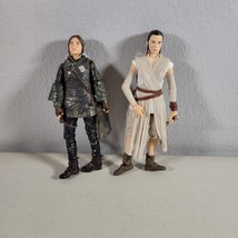 Star Wars Action Figures Lot Jyn and Rey Size 5.5in to 6&quot; Tall - £13.58 GBP