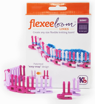 Authentic Knitting Board Flexee Loom Links Thin Yarn, Small, Skinny Gaug... - £19.92 GBP