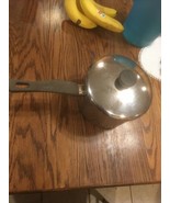 Vintage Revere Ware 3 qt Sauce PAN Tri-ply bottom Stainless w lid USA Cl... - $527.44 MXN