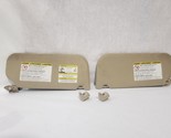 Pair of Sun Visors with Illumination OEM 2008 2009 2010 Ford F25090 Day ... - $76.02