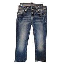 Miss Me Jeans Womens Size 27 x 22L Cuffed Capri - £26.58 GBP