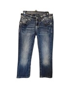 Miss Me Jeans Womens Size 27 x 22L Cuffed Capri - £26.66 GBP