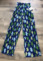 Sammy B Target Multi-Color Floral Pattern Pleated High Waist Pants Size XS - £11.09 GBP