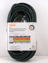 HDX 75 ft. Landscape Extension Cord 16 Gauge For Outdoor Light Use 1007 ... - £18.28 GBP