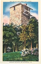 The Old Shot Tower, Hillsville, Wytheville, Virginia, vintage postcard - $11.99