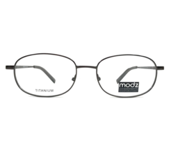 Modz Eyeglasses Frames Modern Dictator Matte Grey Titanium Oval Wire 53-17-145 - $44.54