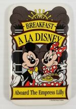 EE) Walt Disney World Breakfast A La Disney Aboard Empress Lilly Button Pin - $4.94