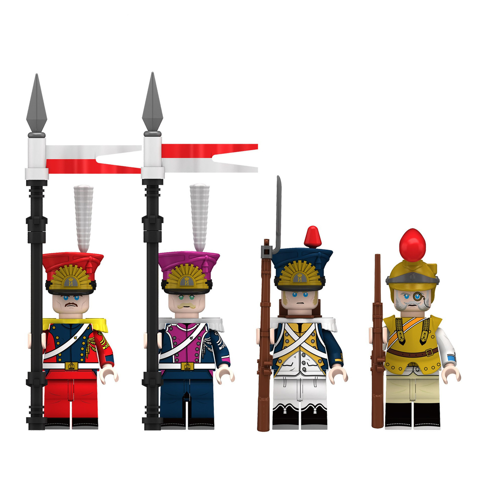 Lancer Infintry 4-Piece Napoleonic Lancers & Infantry and 50 similar items