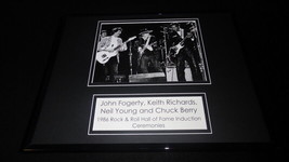 John Fogerty Keith Richards Chuck Berry Neil Young Framed 11x14 Photo Di... - £27.68 GBP